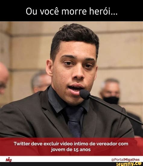 Twitter deve excluir vídeo íntimo de vereador com jovem de 15 .